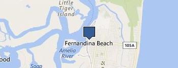 Amelia Island Coffee & Ice Crm location map