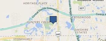 Hunter's Creek Golf Club location map