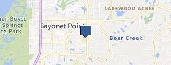 Bayonet Point Middle School location map