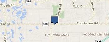 Autozone location map