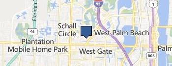 Palm Beach Dermatology Inc location map