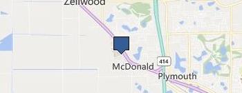 First Landings Aviation location map