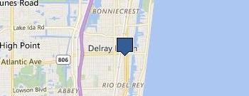 Delray Chamber of Commerce location map