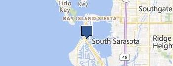 MeanGreen Sarasota Landscaping location map