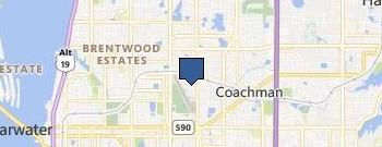 Clearwater Towing Service location map