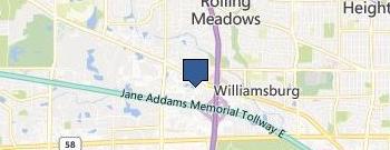 One Hour Heating & Air Conditioning of Shaumburg location map