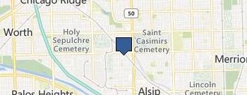 Shamrock Tuckpointing location map