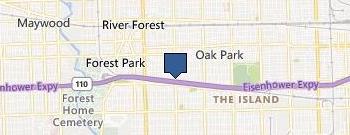 West Suburban Garage Doors location map