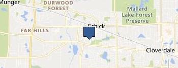 Air Duct Cleaning Bartlett location map