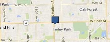 Tinley Park Plaza Cleaners location map
