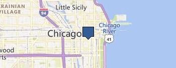 Chicago Flowers location map