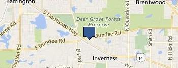 Palatine Park Dist location map