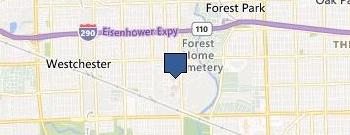 Illinois Poison Center location map