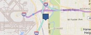American Chicago Limousine location map