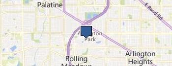 Northwest Community Hospital location map