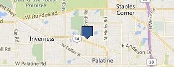 Salon 134 West location map