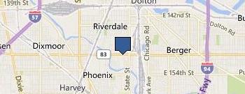 South Holland Gyros location map