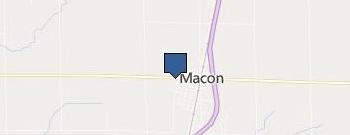 Macon Speedway location map
