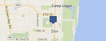 Blom Aric N location map
