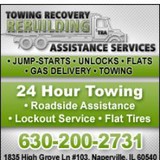Towing Recovery Rebuilding Assistance Services - Towing in Naperville