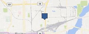 Overhead Door of Decatur location map