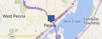 Peoria Web Design location map