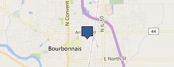 Bourbonnais Village Public Wrk location map