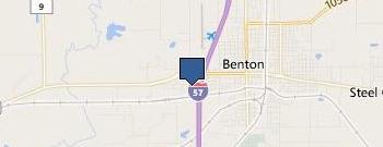 West City Water Department location map