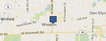 Wheaton Chamber of Commerce location map