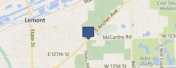 Shell Lemont location map