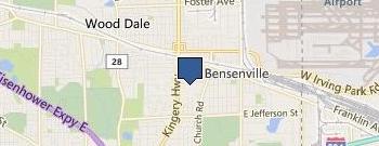 Bensenville Park District location map