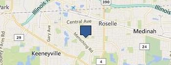 Roselle Park District location map