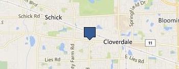 Autozone location map