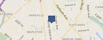 Avenue J Florist location map
