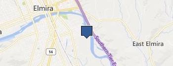 Chemung Environmental Management location map