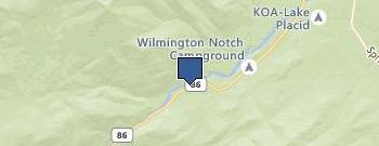 High Falls Gorge location map