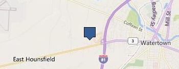 Dunkin' Donuts location map