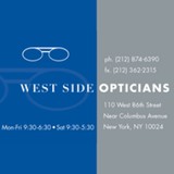 West Side Opticians - Eyewear & Opticians in New York