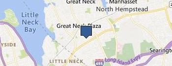 Great Neck Garage Door location map