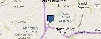 Elmont Road Park location map