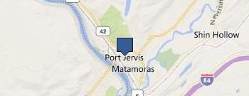 Port Jervis City Clerk location map