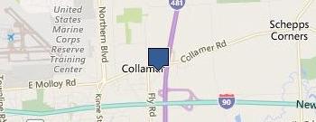 Northeast Area Council location map