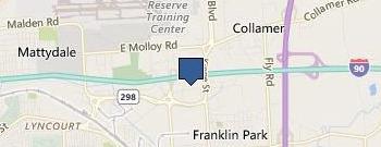 Contact Community Service location map