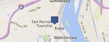 East Pennsboro Township Office location map