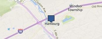 Hamburg Borough Secretary location map