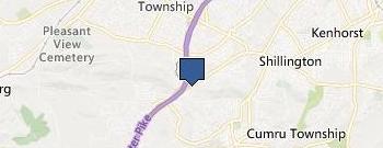 Waterfall Gardens location map