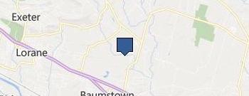 Daniel Boone Homestead location map
