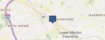 Main Line Art Center location map