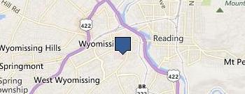 Berks Hematology-Oncology location map