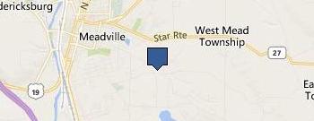 West Mead Fire Department location map